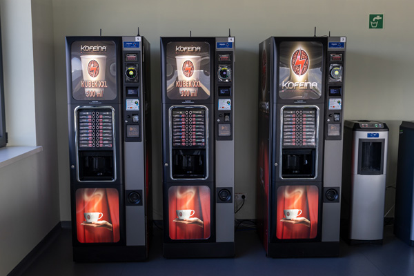 Dystrybutory do kawy Kofeina