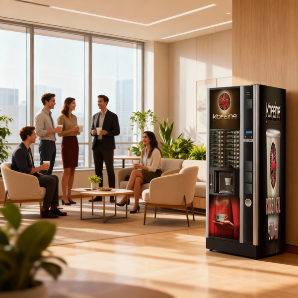 Automat do kawy Astro w strefie relaksu